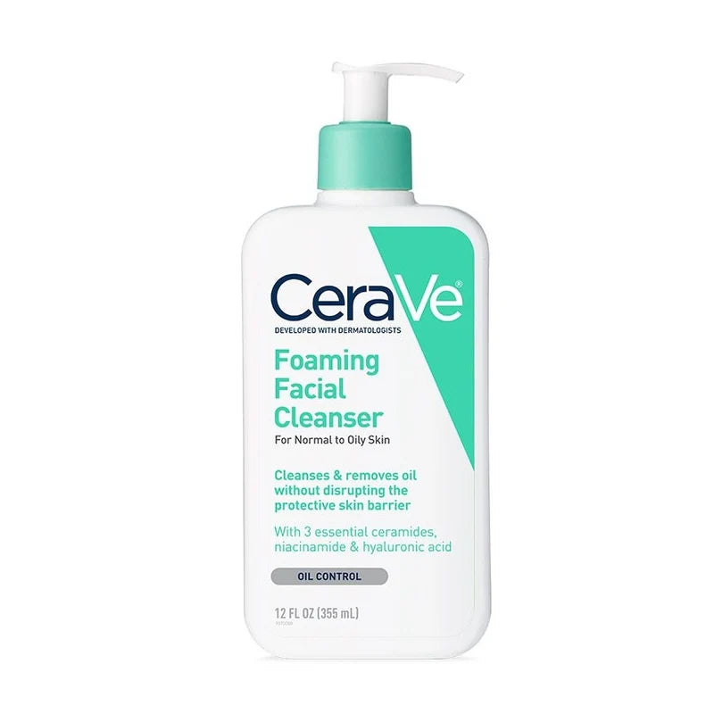 CeraVe Foaming Facial Cleanser – For Oily & Combination Skin