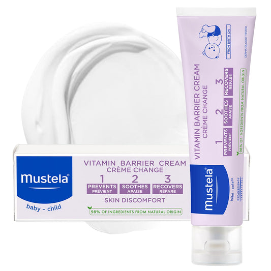Mustela Vitamin Barrier 1•2•3 Cream – Diaper Rash Protection