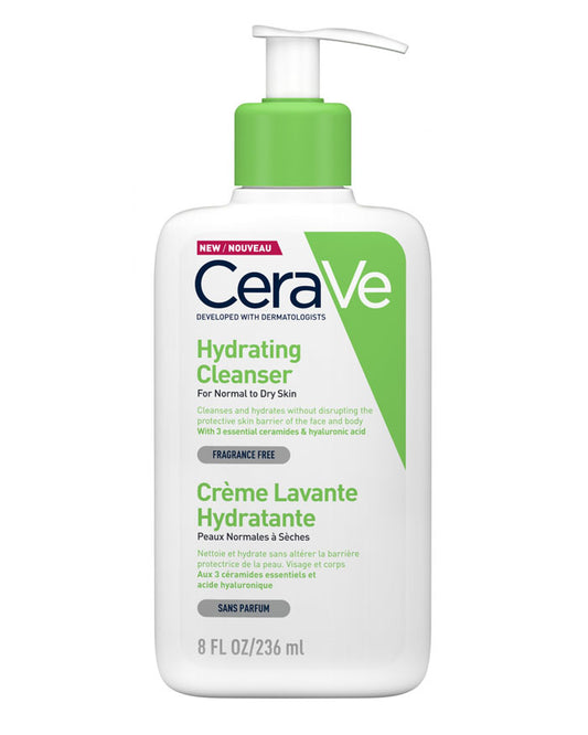 CeraVe Hydrating Facial Cleanser – Gentle Cleanser for Dry & Sensitive Skine337 ml