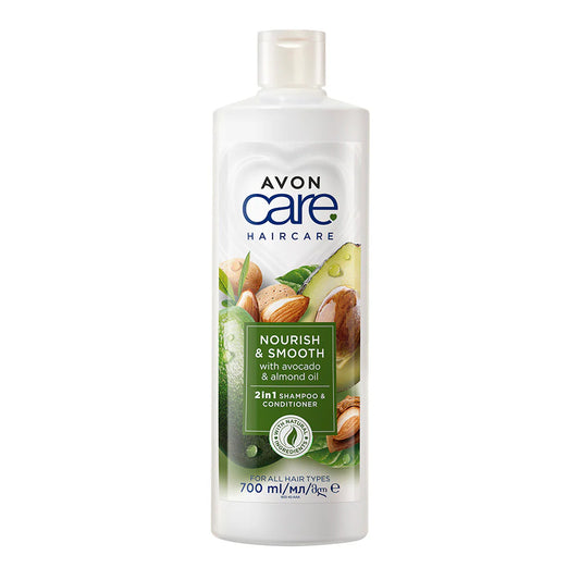 Avon Care Avocado Shampoo 700ml – 2-in-1 Nourishing Shampoo & Conditioner